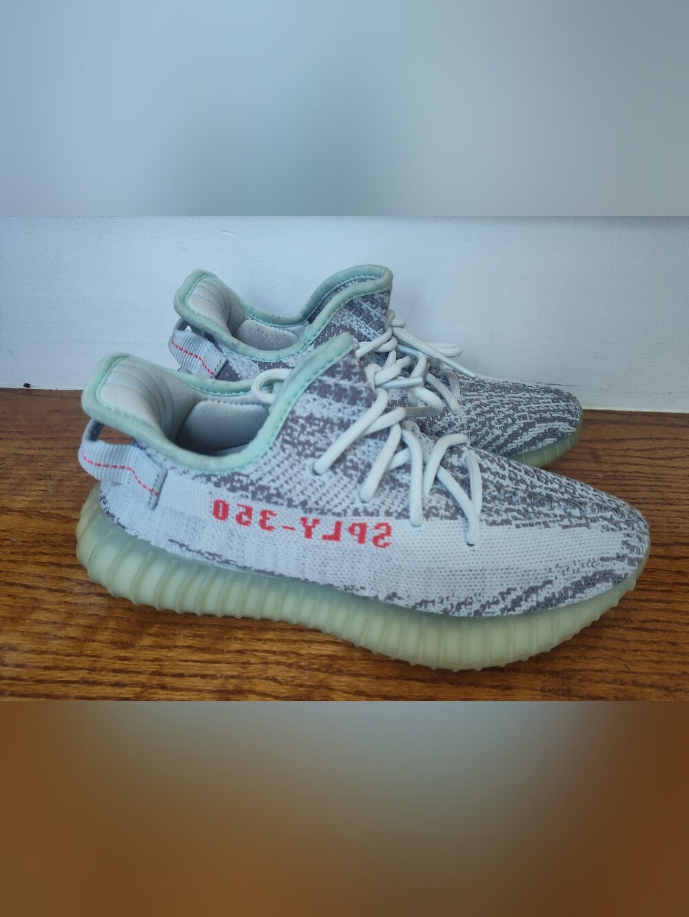 Adidas Boost 350 Blue Tint Mens Size 3.5